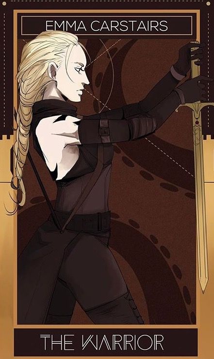 emma carstiars the warrior tarot card Emma Carstairs, Cassandra Jean, Shadowhunter Academy, Lady Midnight, Lord Of Shadows, Shadowhunters Tv Show, Cassie Clare, Clockwork Angel, Cassandra Clare Books