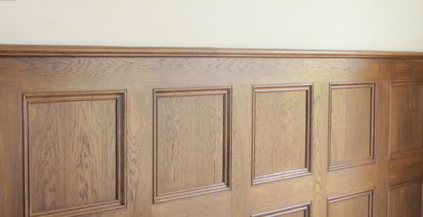 Classic Oak Panels Decorative Wooden Interior Wall Panels Wood Wall Penling, Oak Half Wall Paneling, White Oak Wainscoting, Panel Doors Diy, Wood Paneling Living Room, Interior Wood Paneling, Wood Walls Living Room, Bedroom 2022, Dividing Wall