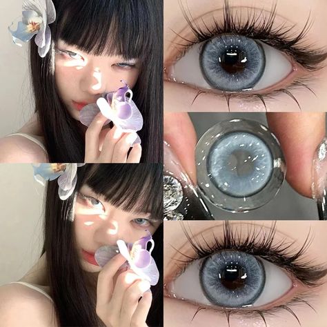 SPECIFICATIONS Material: HEMA-NVP Item Type: Color Contact Lenses Package Quantity: TWO PIECES Contact Lenses Type: Yearly Disposable Diameter (mm): 14.0-14.5mm Thickness(mm): 0.06-0.15 mm Number of Pieces: COMBO Galaxy Contacts, Blue Eye Lenses, Korean Contact Lenses, Contact Lenses For Brown Eyes, Brown Contact Lenses, Best Colored Contacts, Green Contacts Lenses, Purple Contacts, Contacts Lenses