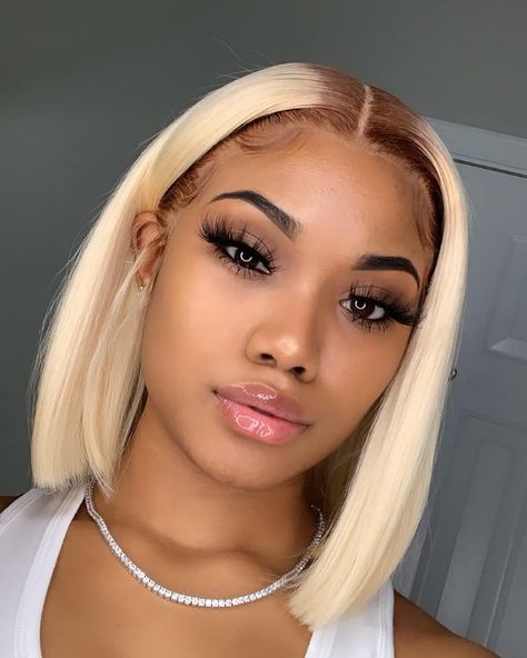 12 Inch Hair, Lace Closure Bob, Blond Ombre, Blonde Bob Wig, Black Bob, Bob Lace Front Wigs, Short Bob Wigs, Lace Hair, Blonde Bobs