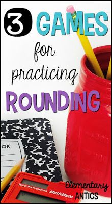 Find out three easy, hands on games for practicing rounding numbers. These games will work for rounding to the nearest ten and hundred… Rounding Whole Numbers 4th Grade, Rounding Numbers Activities, Math Third Grade, Math Interventionist, Math 3rd Grade, Math Talks, Numbers Activities, Rounding Numbers, Three Games