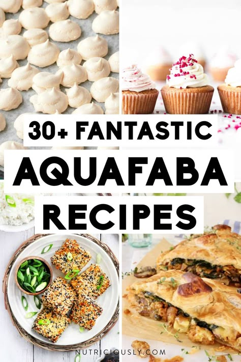 Aquafaba Cake Recipes, Vegan Aquafaba Dessert, Aquafaba Recipes Vegan, Aquafaba Recipes Healthy, Recipes With Aquafaba, Chickpea Liquid Recipes, Vegan Aquafaba Recipes, Aquafaba Recipes Desserts, Vegan Food Recipes Healthy