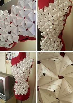 #BEAUTY, #RELATIONSHIPS #Fashion #Animals #Outfits #Winter Outfits #Animals Origami Dress Fashion, Mode Origami, Paper Shape, Tutorial Origami, Origami Dress, Origami Fashion, Paper Clothes, Mannequin Art, Geometric Fashion