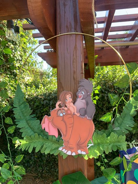 Tarzan Themed Nursery, Tarzan First Birthday Theme, Tarzan Party Decorations, Tarzan Party Ideas, Tarzan Nursery, Baby Tarzan Birthday Party Ideas, Disney Baby Birthday Party, Tarzan 1st Birthday Party, Tarzan Birthday Party