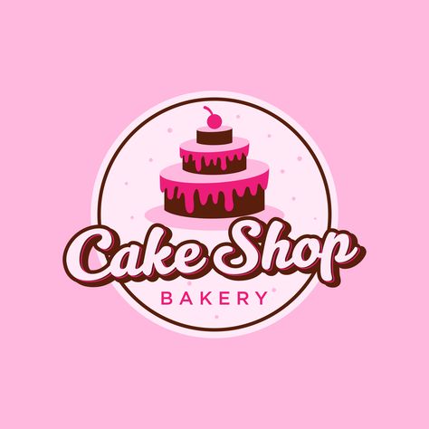 Download Premium Sweet cake bakery shop logo and discover more Professional Graphic Resources on Freepik. #feepik #vector #birthday #birthdaycake #cake #cakevector #cakeshop #cakelogo #sweetshop Logo Bakery Cake, Cake Bakery Logo, Cake Bakery Shop, Logo Design Coffee, Best Logo Maker, Sweet Logo, Cake Design Inspiration, Cupcake Logo, Cocoa Cake