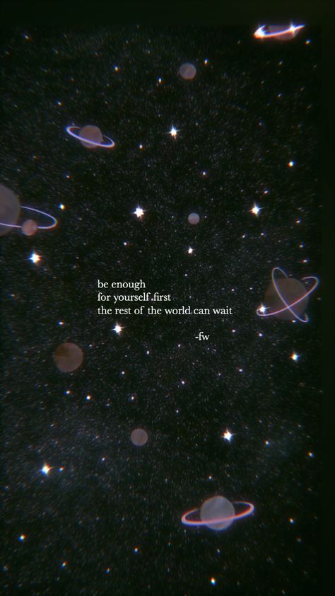 Homescreen Wallpaper Aesthetic Quotes, Witchy Aesthetic Wallpaper Iphone, Quotes For Lock Screen, Astronomy Aesthetic Wallpaper, Witchy Lockscreen, Witchy Wallpaper Iphone, Lock Screen Quotes, Be Enough For Yourself, Photoshop Wallpaper