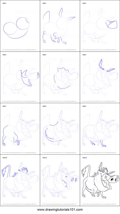 How To Draw Simba, Doodle Disney, Lion King Printable, Pumba Lion King, Disney Drawing Tutorial, Disney Character Drawings, Lion King Drawings, Disney Drawing, Easy Disney Drawings