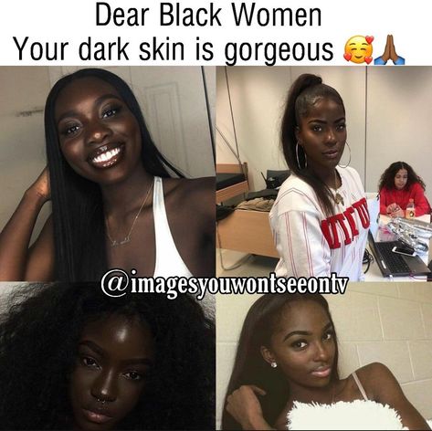 @imagesyouwontseeontv on Instagram: “�👏🏿👏🏿👏🏿⁠ Follow 👉🏾 @imagesyouwontseeontv ⁠ .⁠ .⁠ DM us for promo⁠ .⁠ .⁠ .⁠ #melaninrich #blacklove #myblackisbeautiful #blackandproud…” Smooth Clear Skin, Support Black Business, Black Queens, Queen Love, Natural Body Care, Health Skin Care, Dark Skin Women, Never Change, Moisturizer For Dry Skin