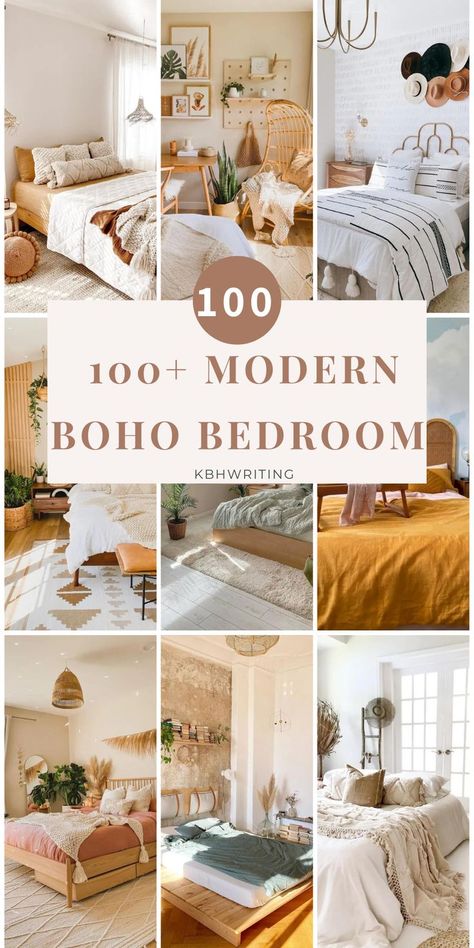 Chic Bohemian Bedroom, Boho Glam Bedroom, Boho Palette, Chic Apartment, Modern Boho Bedroom, Boho Ideas, Aesthetic Interior Design, Boho Bedroom Design, Earthy Bedroom