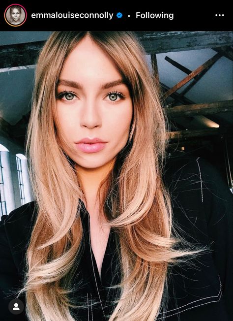 Emma Louise Connolly hair Emma Louise Connolly, Emma Connolly, Emma Lou, Golden Hour, Wedding Makeup, Maybelline, Cute Nails, Cute Hairstyles, Hair Inspo