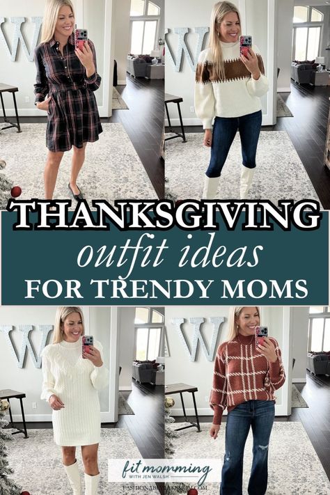 Looking for Thanksgiving outfit inspiration? Check out this guide to Women's Fashion with trendy Casual Outfit ideas designed just for moms. Whether you’re cooking or hosting, these Women's Autumn Outfit looks offer the perfect balance of cozy and chic for the holiday festivities. Thanksgiving Mom Outfits, Casual Thanksgiving Outfit, Mom Thanksgiving Outfit, Thanksgiving Outfits Women Casual, Hot Mom Outfits, Thanksgiving Outfit Women Casual, Outfit Ideas For Moms, Casual Thanksgiving Outfits, Thanksgiving Mom