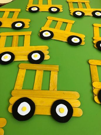 Vehicles Activity For Preschool, Vehicles Preschool Activities, Transportation Crafts For Toddlers, Truck Crafts, School Kids Crafts, Transportation Crafts, Easy Art For Kids, Toddler Arts And Crafts, Preschool Arts And Crafts