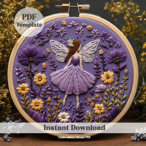 ✨ Transform your stitching with this enchanting Fairy Garden pattern! Perfect for adding a touch of magic to your decor. 🌸🧵💜 #FairyEmbroidery #CraftMagic #Needlework #EmbroideryArt #DIYCrafts Fairy Garden Embroidery, Fantasy Embroidery, Fairy Embroidery, Water Soluble Paper, Garden Embroidery, Garden Pattern, Hand Embroidery Pattern, Hand Embroidery Art, Hand Embroidery Patterns