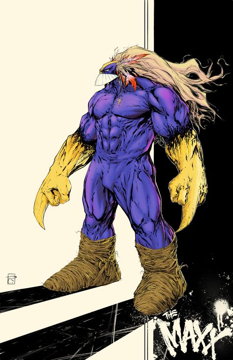 The Maxx Art, Kickass Comic Art, Cassie Lang Comics, The Maxx Comic, Jonny Rotten, Colossus And Magik Marvel, Walking Animation, Uncanny X-men Covers, The Maxx