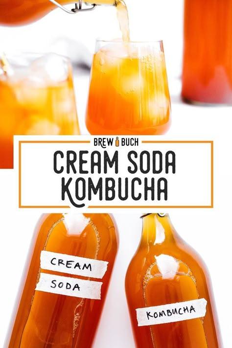 Dr Pepper Kombucha Recipe, Second Fermentation Kombucha, Kombucha Making, Flavored Kombucha, Kombucha Flavors Recipes, Kombucha Recipes, Vanilla Dessert, Kombucha Flavors, Crunchy Mom