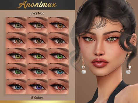 The Sims Resource - Eyes N06 Sims 4 Eyes, Sims 4 Cc Eyes, Sims 4 Tsr, Sims 4 Cas Mods, The Sims 4 Skin, Makeup Cc, Sims Packs, The Sims 4 Pc, Cc Mods