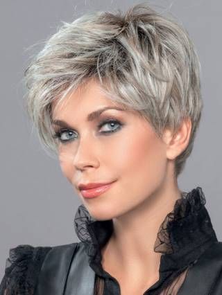 Tousled Pixie, Swept Fringe, Feathered Layers, Blonde Roots, Monofilament Wigs, Side Swept, Mid Length Hair, Short Wigs, Long Wigs