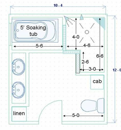 Plan Your Bathroom By The Most Suitable Dimensions Guide - Engineering Discoveries Walk In Shower Dimensions, Bathroom Floor Plan, Shower Dimensions, Doorless Shower, Bathroom Dimensions, Bathroom Plans, Bathroom Floor Plans, Bedroom Remodel, Master Bath Remodel