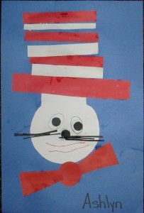 Dr Seuss ideas Cat Crafts Preschool, Preschool Dr Seuss, Dr Suess Week, Dr Seuss Preschool, Dr Seuss Crafts, Dr Seuss Activities, March Themes, Dr Seuss Theme, Seuss Crafts