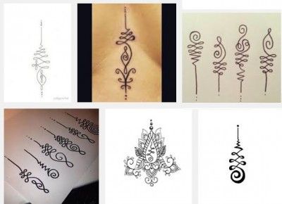 Unalome la signification, la symbolique magique. - lompre.com Enlightenment Tattoo, Buddhist Design, Lotus Flower Meaning, Hindu Tattoos, Hindu Symbols, Buddhist Tattoo, Yoga Tattoos, Tattoo Dotwork, Unalome Tattoo