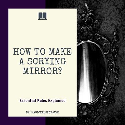 In this article, I'll show you How to Make a Scrying Mirror and we'll also go through the most important rules when it comes to using it. Scrying Mirror, Glass Diy, Diy Mirror, Coven, Book Of Shadows, Witch, Things To Come, Mirror, Glass