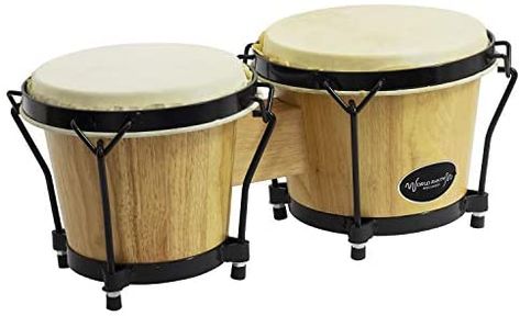 Bongo Drums, Drum Heads, Bongos, Pad Bag, Amazon Uk, Drum Set, Percussion, Musical Instruments, Drums