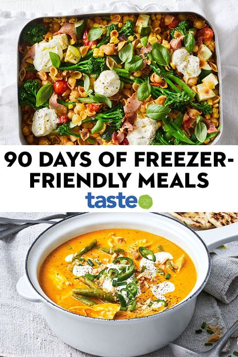 Fill Your Freezer, Freeze Ahead Meals, Family Meal Prep, Pasta Bakes, Freezer Dinners, Staying Calm, Freezer Recipes, Freezer Friendly Meals, Freezable Meals