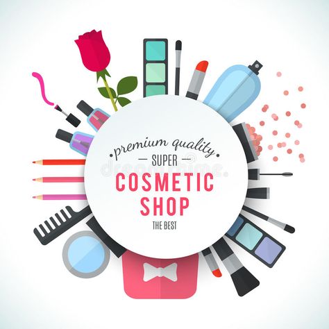 Professional quality cosmetics shop stylish vector logo. Professional quality co #Sponsored , #AFFILIATE, #AFFILIATE, #quality, #vector, #logo, #cosmetics Shop Board Design, Shop Board, Logo Online Shop, Logo Professional, Simple Illustrations, Makeup Artist Logo, Cosmetic Logo, Beauty Salon Logo, Stylish Logo