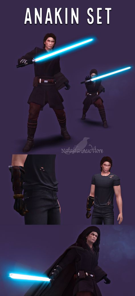 Sims 4 Cc Anakin Skywalker, Ts4 Star Wars Cc, Sims 4 Cc Xmen, Sims 4 Cc Star Wars, Sims 4 Star Wars Cc, Sims 4 Star Wars, Sims 4 Cc Patreon, Jedi Outfit, Peter Pan Shirt