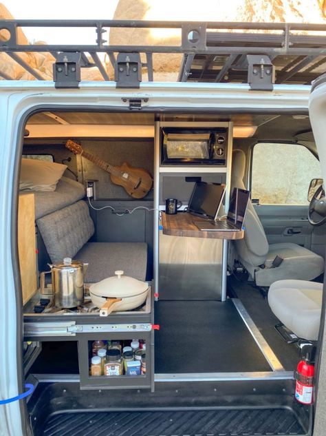 2013 E350 Adventure Van Conversion Chevy Conversion Van, Diy Van Conversions, Small Travel Trailers, Astro Van, Adventure Van, Kombi Home, Van Conversion Interior, Campervan Life, Chevy Van