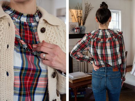 Time for Tartan - Carly the Prepster Carly The Prepster, Fisherman Sweater, Top Outfit, Preppy Outfit, Preppy Outfits, Outfit Idea, Sneaker Shopping, If You Love, Holiday Outfits