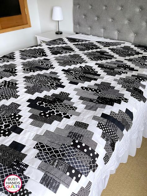 Hampton Court Quilt Along Week Three - Assembling Quilt Tops! | Busy Hands Quilts | Bloglovin’ Hampton Court Quilt Pattern Free, Quilting Blogs, Black And White Quilts, Wedding Quilt, Jelly Rolls, About Today, Jellyroll Quilts, Red Quilts, Layer Cakes