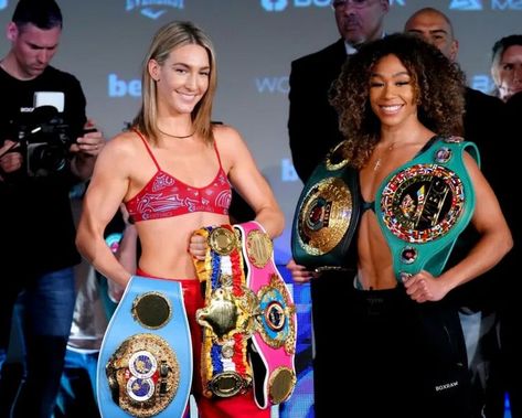 #Sport: Mikaela Mayer kicks out at Alycia Baumgardner at fiery weigh-in for unification fight - https://yhoo.it/3ewW5Ll Alycia Baumgardner, Female Mma, Female Mma Fighters, Workout Inspo, Boxing Girl, Mma Women, Women Boxing, Black Celebrities, Mma Fighters