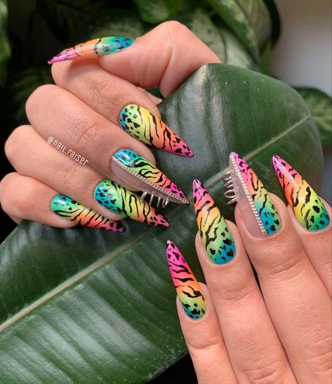 80 Nails Design, 80s Inspired Nails, 80s Nail Designs, 80s Nails, Dope Nail Designs, Inspired Nails, Get Nails, Dope Nails, Nail Ideas