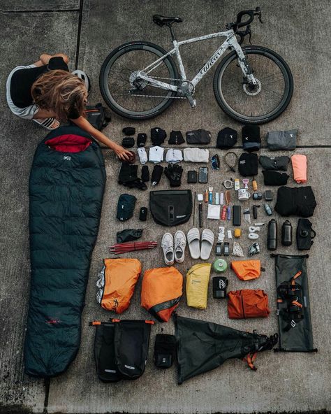 Bike Aethstetic, Bikepacking Bike Camping, Bike Touring Packing, Bikepacking Gear, Bicycle Camping, Bikepacking Bags, Bike Packing, Bike Travel, Bicycle Travel