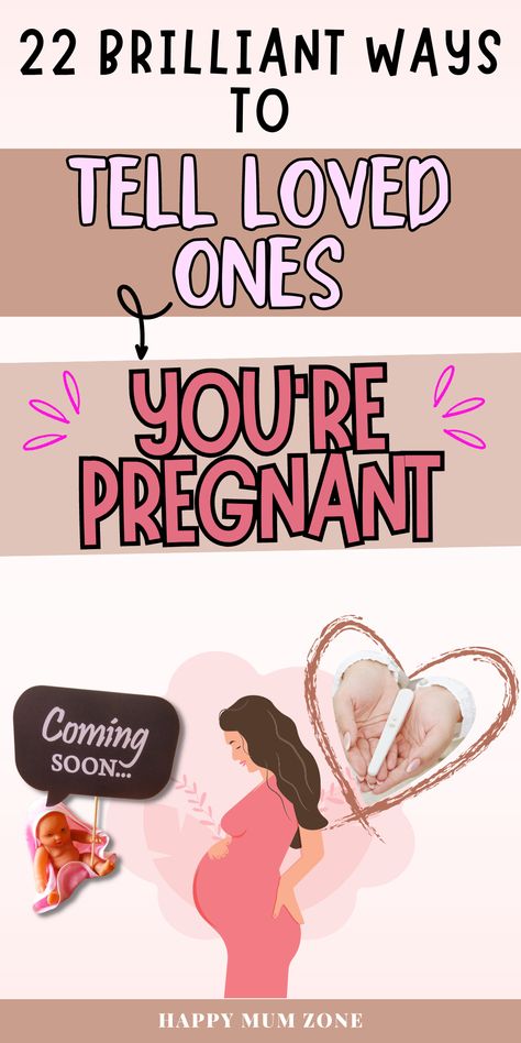 Wow, amazing news! You’re pregnant and you want to know just how to make your baby announcement to your pregnancy to family, friends, colleagues or your husband. Here are 22 memorable ideas that you probably haven't thought of. pregnancy | having a baby | preparing for baby | getting ready for baby | before baby How To Tell My Friends Im Pregnant, Tell Family Your Pregnant Ideas, How To Tell Sister Your Pregnant, How To Tell Best Friend Your Pregnant, Telling Mom Your Pregnant, How To Tell Your Mom Your Pregnant, Telling Friends Your Pregnant, How To Tell Friends Your Pregnant, How To Announce Pregnancy