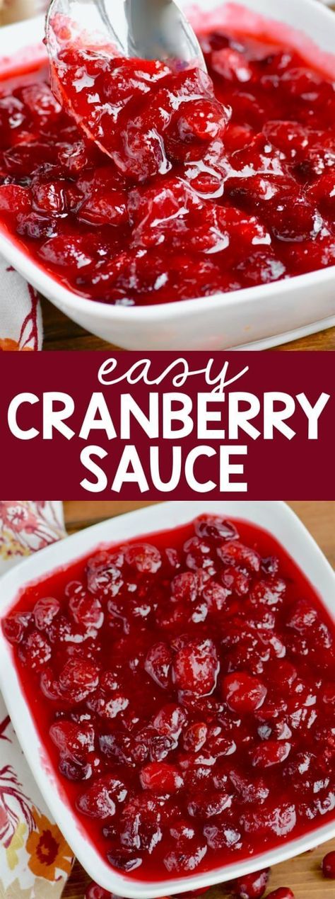 Perfect homemade cranberry sauce that is so easy! Thanksgiving Favorites, Best Cranberry Sauce, Easy Cranberry Sauce, Cranberry Thanksgiving, Canned Cranberry Sauce, Homemade Cranberry Sauce, Leftover Cranberry Sauce, Cranberry Relish, Holiday Sides