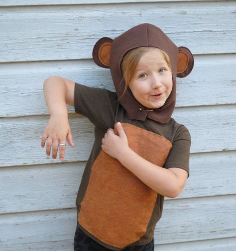 Jungle Book Costume Diy Monkey Costume, Jungle Book Costumes, Monkey Costume, Lion King Costume, Lion King Jr, Monkey Costumes, Jungle Monkey, Il Re Leone, Bear Costume