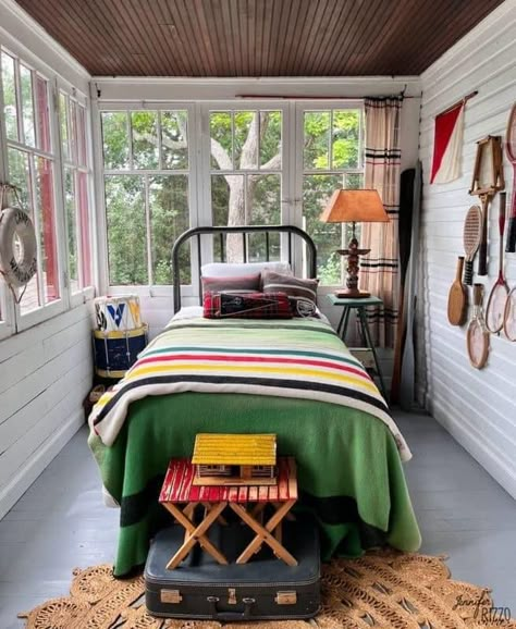 Ski Bedroom, Attic Suite, Camping Bedroom, Camping Room, Camp Wandawega, Camp Decor, Camp House, Trending Home Decor, Cabin Aesthetic