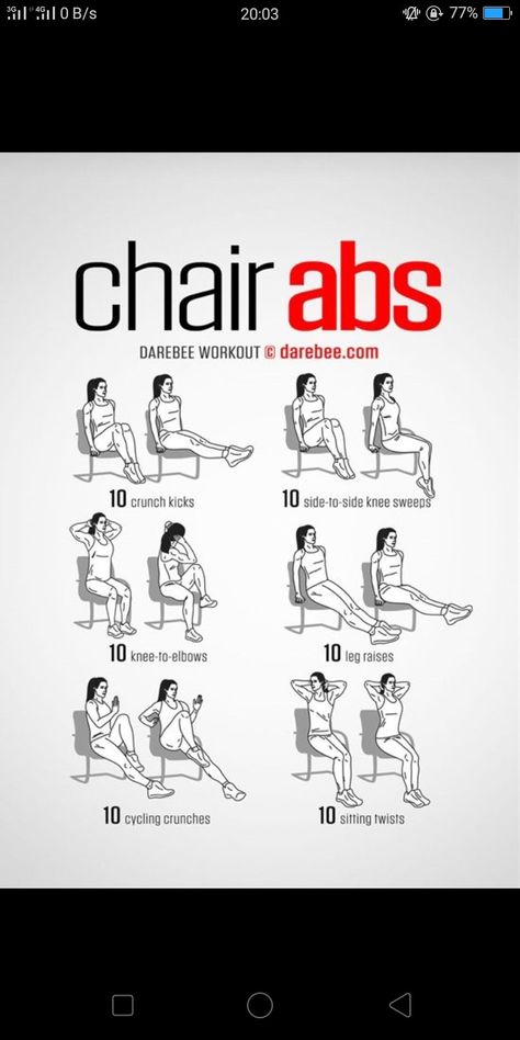 Chair Abs Workout, Office Chair Workout, Luke Davidson, Chair Exercises For Abs, Exercise While Sitting, Office Workouts, Abb Workouts, Desk Workout, Office Yoga