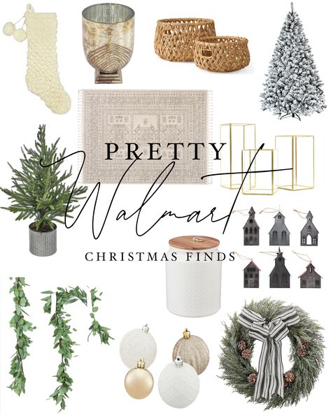 Christmas decor is starting to go up and I couldn't be more excited that Christmas is right around the corner! I've rounded up all my favorite Christmas tree and Christmas decor from Walmart to make decorating easy...and I'm sharing a sneak peek of our Christmas decor too. #Christmas #ChristmasDecor #ChristmasLights #ChristmasTree #PinkPeppermintDesign Walmart Christmas Decor, Walmart Christmas, Cute Christmas Decor, Neutral Christmas Decor, Neutral Christmas, Target Home Decor, Pretty Christmas, The Oc, Christmas Crafts Decorations