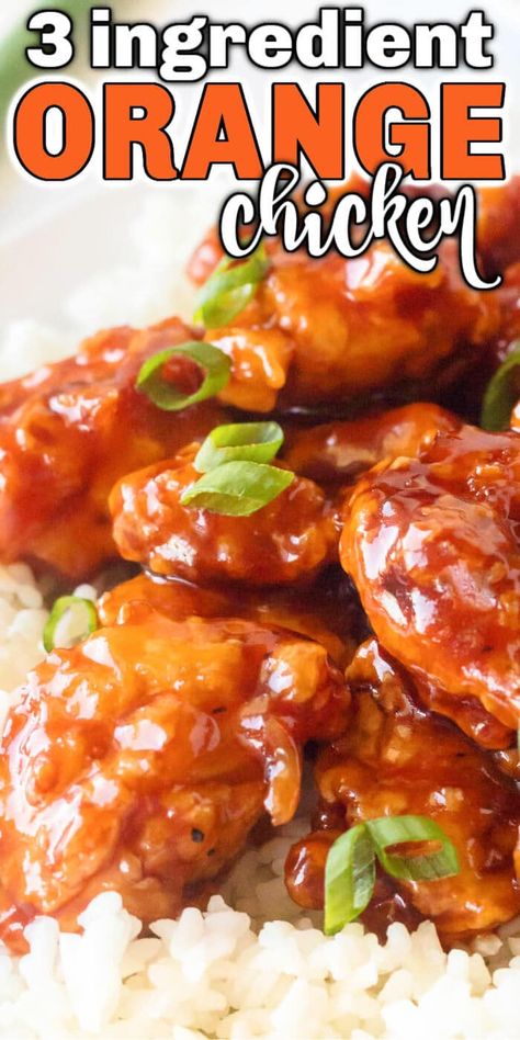 BEST 3 INGREDIENT ORANGE CHICKEKN RECIPE Three Ingredient Orange Chicken, Low Sodium Orange Chicken, Weight Watchers Orange Chicken, Orange Chicken Stir Fry Recipe, Roasted Orange Chicken, 3 Ingredient Orange Chicken, Orange Chicken Recipe With Orange Juice, Orange Chicken Recipe Easy, Baked Orange Chicken