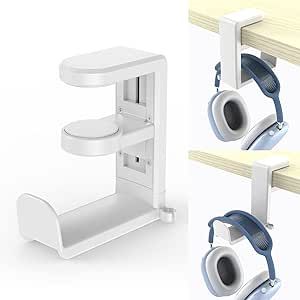 Punch Table, Headphones Stand, Pc Headphones, Clip Organizer, Table Clips, Earphones Holder, Headset Holder, Headset Stand, Headphone Stand