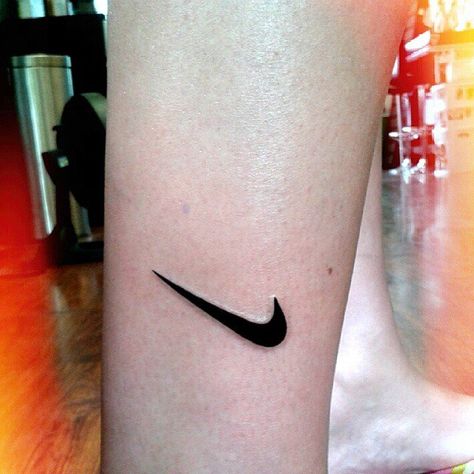 Nike Tatoos, Hypebeast Tattoo, Tattoo Nike, Nike Tattoo, Shoe Tattoos, Fashion Tattoos, Tan Tattoo, Small Tattoos For Guys, Foot Tattoo