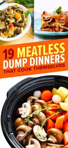 Clean Eating Recipes Meatless, Easy Crockpot Meals No Meat, Meatless Monday Crockpot, No Meat Slow Cooker Recipes, Easy Crockpot Recipes No Meat, Forks Over Knives Slow Cooker Recipes, Instapot Meatless Recipes, Cheap Vegetarian Crockpot Meals, Cheap Vegetarian Crockpot Recipes