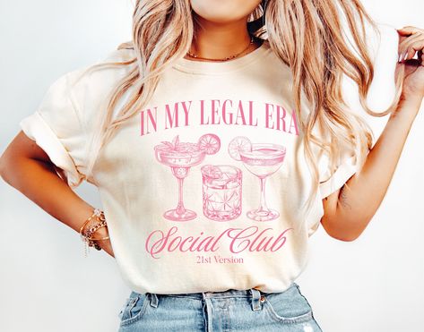 21st Birthday Gift for Her, In My Legal Era Funny 21st Birthday Shirts for Her, 21 Birthday Shirt, 21st Bday Shirt, Gift for 21st Birthday 40th Birthday Outfits For Women, 50th Birthday Tshirts, Bday Shirt, 21st Birthday Shirts, 40th Birthday Gifts For Women, 50th Birthday Gifts For Woman, 30th Birthday Shirts, 40th Birthday Shirts, 50th Birthday Shirts