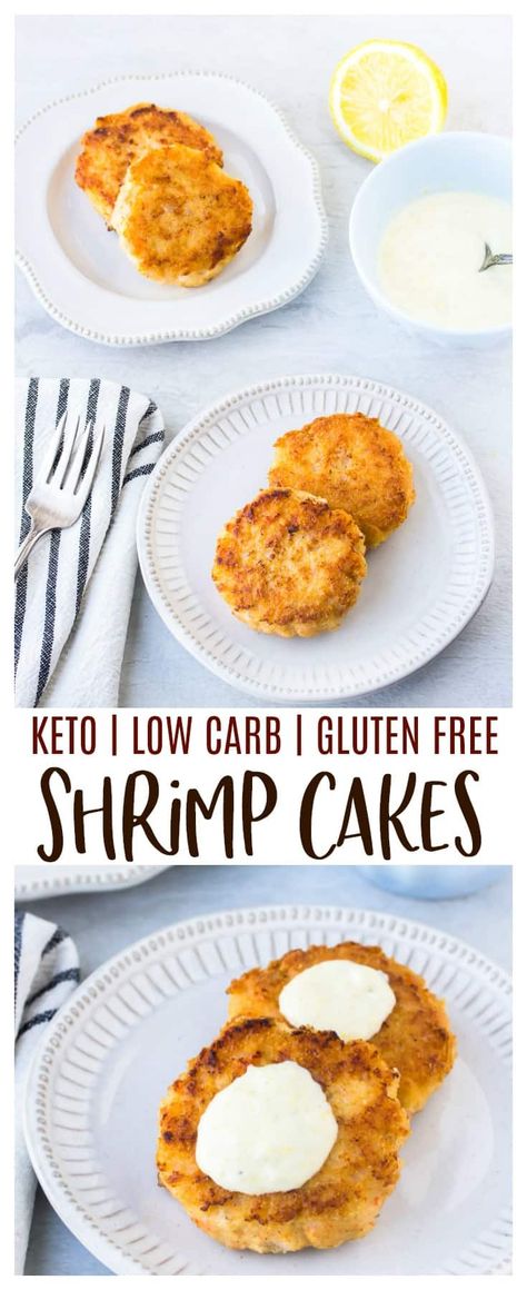 Shrimp Cake Recipe, Keto Meat, Lowcarb Recipes, Keto Shrimp, Shrimp Cakes, Lemon Aioli, Chicken Tenderloin, Roasted Shrimp, Meat Appetizers