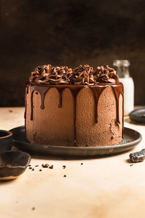 Chocolate Tres Leches Cake, Chocolate Ganache Drip, Bake Cheese, Ganache Drip, Sponge Cake Filling, Mums Birthday, Dessert Art, Chocolate Ganache Cake, Baking Journal