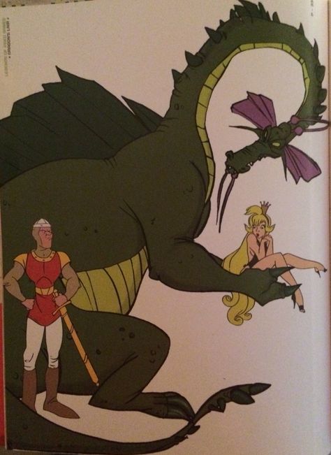 Dragon's Lair art Dragons Lair Art, Dragon Lair Art, Dragon Lair, Dragons Lair, Dragon's Lair, Morning Cartoon, Arte Cyberpunk, Cartoon Games, Video Game Art