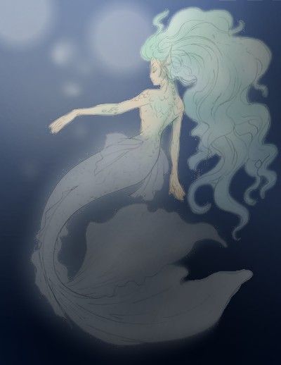 I think that's what she would look like with a mermaid tail Flowy Mermaid Tail, Mermaid Tail Reference, Mermaid Tail Art, Mermaid Tail Drawing, Mermaid Spells, Siren Tail, Fantasy Drawings, Mermaid Tails, A Mermaid